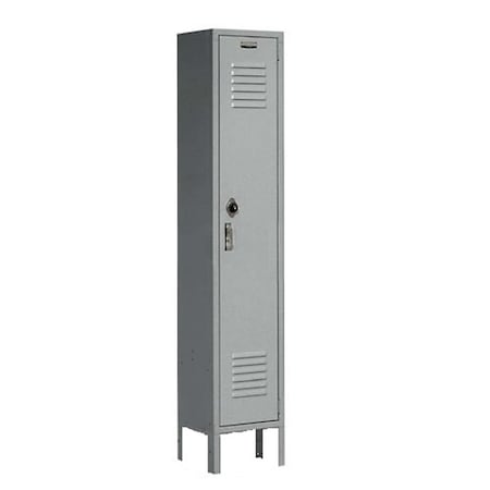 Global Industrial Industrial Storage Cabinet, 66 in H, 12 in W, Gray 652062GY